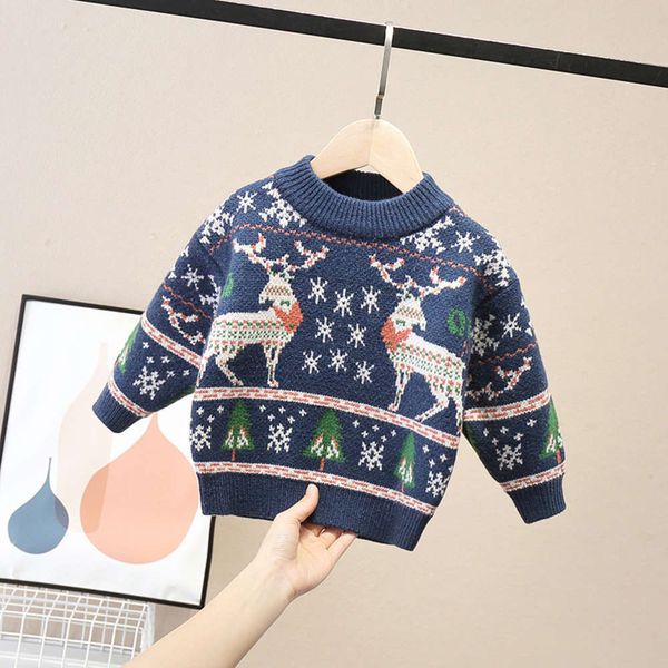 winter boys' and 2020 girls' sweaters new children's wear christmas red deer t-shirt nvdky76s, Blue
winter boys' and 2020 girls' sweaters new children's wear christmas red deer t-shirt nvdky76s, Blue