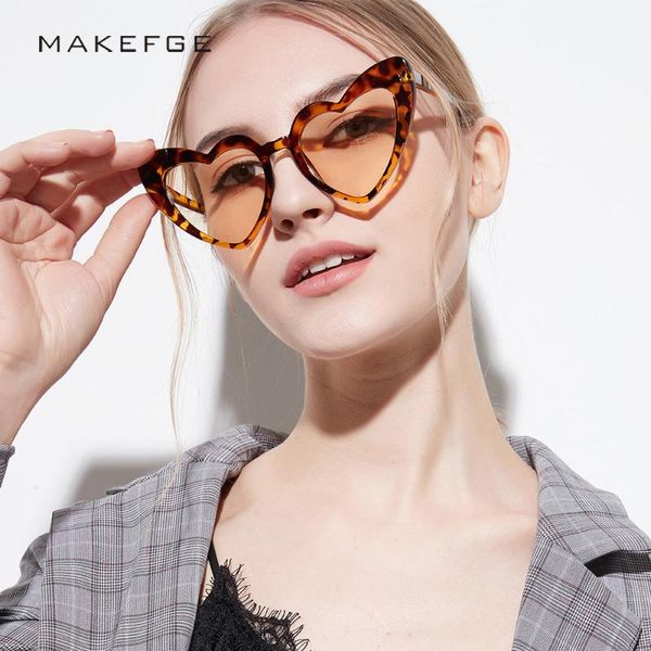 sunglasses women classic heart-shaped brand design retro ladies leopard glasses men uv400, White;black
sunglasses women classic heart-shaped brand design retro ladies leopard glasses men uv400, White;black