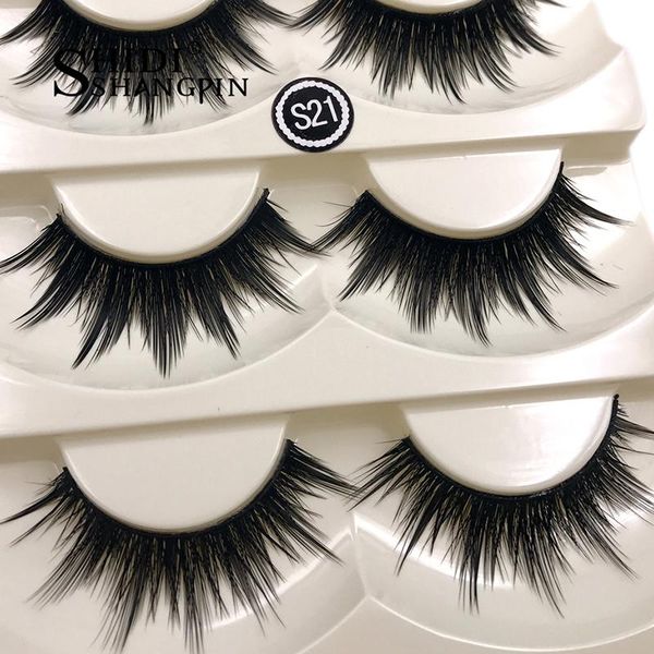 false eyelashes 5 pairs gear type long extension fake lashes thick black stage make up eye tool for beauty
false eyelashes 5 pairs gear type long extension fake lashes thick black stage make up eye tool for beauty