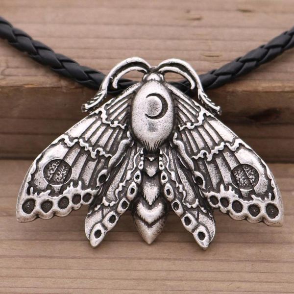 10pcs gothic death moth jewelry with crescent moon butterfly insect pendant wiccan men necklace women gifts wholesale, Silver
10pcs gothic death moth jewelry with crescent moon butterfly insect pendant wiccan men necklace women gifts wholesale, Silver