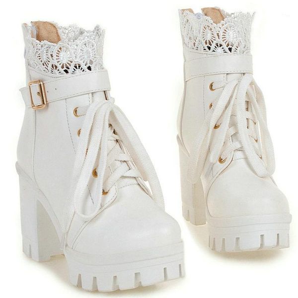 boots agodor women ankle lace up square high heel winter short booties white cute casual shoes1, Black
boots agodor women ankle lace up square high heel winter short booties white cute casual shoes1, Black