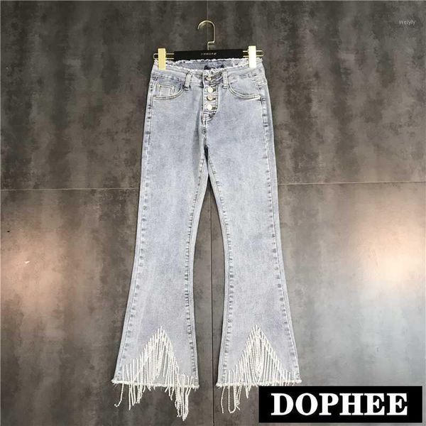 2020 summer new trousers tassel rhinestones drill chain wash water mill white micro trousers jeans students1, Blue
2020 summer new trousers tassel rhinestones drill chain wash water mill white micro trousers jeans students1, Blue