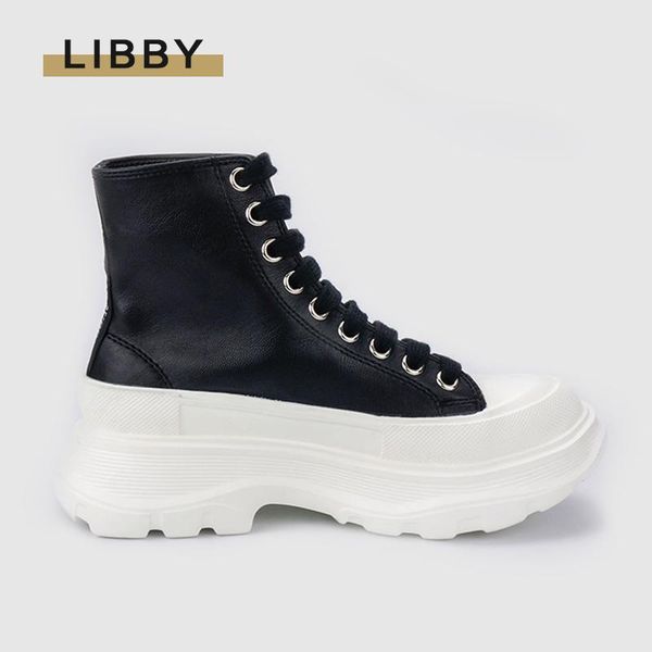 2020 fashion genuine leather boots women shoes thick sole lace up autumn winter short ankle boots for women motorcycle, Black
2020 fashion genuine leather boots women shoes thick sole lace up autumn winter short ankle boots for women motorcycle, Black