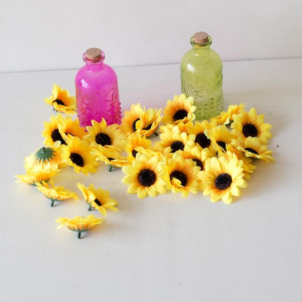 100pcs lot 4cm mini silk sunflower artificial flowers head for wedding home decoration diy wreath scrapbooking fake flowers wmtlka comb2010
100pcs lot 4cm mini silk sunflower artificial flowers head for wedding home decoration diy wreath scrapbooking fake flowers wmtlka comb2010