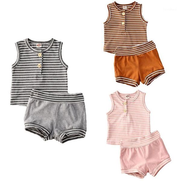 0-24m infant baby girls boys clothes sets striped print sleeveless pullover vest +shorts 2pcs1, White
0-24m infant baby girls boys clothes sets striped print sleeveless pullover vest +shorts 2pcs1, White