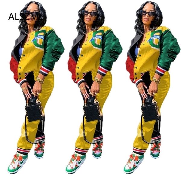 yellow single-breasted long sleeve and pants 2 pieces set high street chic lady fashion tracksuits 220315, White
yellow single-breasted long sleeve and pants 2 pieces set high street chic lady fashion tracksuits 220315, White