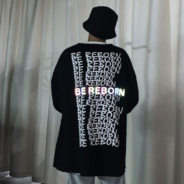privathinker reflective article men's sweatshirt casual oversize hoodies clothing 2020 autumn korean streetwear male sweat c0127, Black
privathinker reflective article men's sweatshirt casual oversize hoodies clothing 2020 autumn korean streetwear male sweat c0127, Black