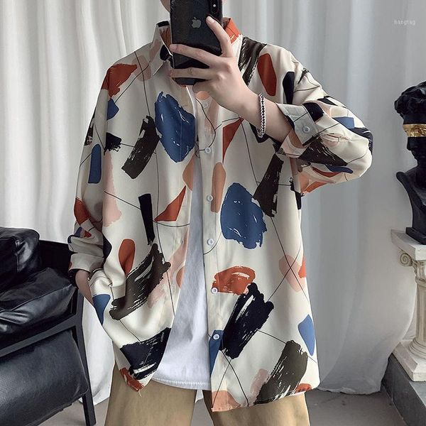 2020 spring and summer new youth popular loose personality printed long-sleeved 3/4 sleeve shirt fashion casual shirt jacket1, White;black
2020 spring and summer new youth popular loose personality printed long-sleeved 3/4 sleeve shirt fashion casual shirt jacket1, White;black