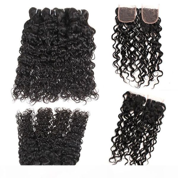 water wave bundles with closure virgin peruvian indian malaysian wavy human hair weaves closure human hair weave bundles for wholesale, Black
water wave bundles with closure virgin peruvian indian malaysian wavy human hair weaves closure human hair weave bundles for wholesale, Black