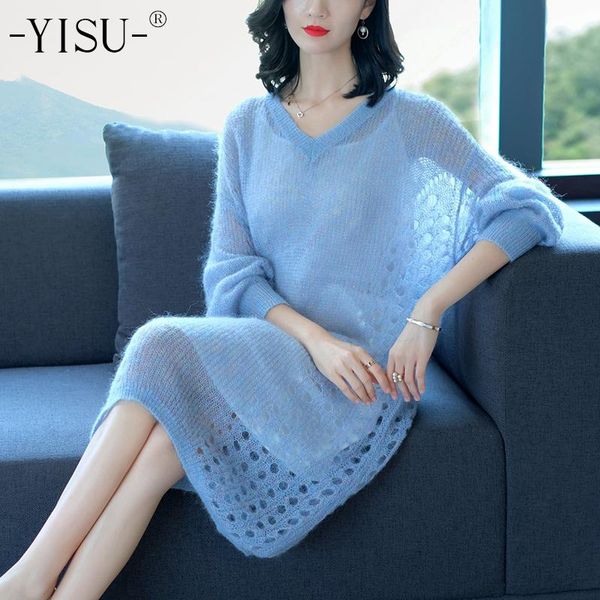 yisu women mohair fashion sweater 2020 new autumn winter knitted women hollow knitted pullovers oversize long wool sweater, White;black
yisu women mohair fashion sweater 2020 new autumn winter knitted women hollow knitted pullovers oversize long wool sweater, White;black