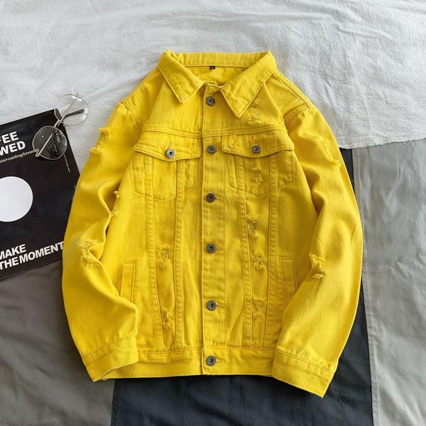 jaqueta masculino spring new denim jacket men turn down collar simple slim fit men jacket long sleeve hole jeans jacket men, Black;brown
jaqueta masculino spring new denim jacket men turn down collar simple slim fit men jacket long sleeve hole jeans jacket men, Black;brown