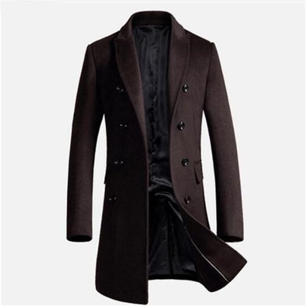 men's wool & blends men's long trench coat 2021 winter men slim fit cashmere overcoat jackets man double breasted peacoat abrigo h, Black
men's wool & blends men's long trench coat 2021 winter men slim fit cashmere overcoat jackets man double breasted peacoat abrigo h, Black