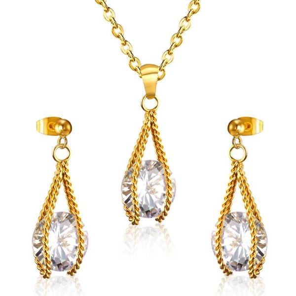 luxukisskids zircon wedding dubai jewelry sets for women fashion stainless steel drop earrings necklace african jewellery set, Silver
luxukisskids zircon wedding dubai jewelry sets for women fashion stainless steel drop earrings necklace african jewellery set, Silver