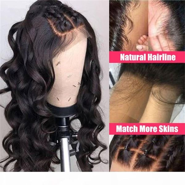 brazilian loose wave silk lace front wig 13x6 lace front human hair wig for women with bleached knots, Black;brown
brazilian loose wave silk lace front wig 13x6 lace front human hair wig for women with bleached knots, Black;brown