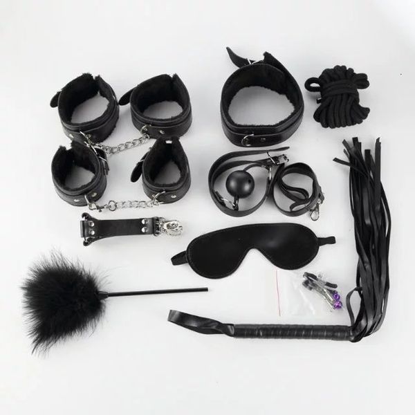 sexyual bandage erotic for woman game kit suit handcuffs ball sm whip flrit toys bondage set couple toys 10pcs vglnt
sexyual bandage erotic for woman game kit suit handcuffs ball sm whip flrit toys bondage set couple toys 10pcs vglnt