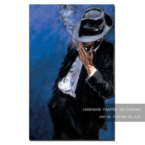 artist hand-painted smoking man oil painting on canvas handmade smoker oil painting for bar and pub decoration
artist hand-painted smoking man oil painting on canvas handmade smoker oil painting for bar and pub decoration