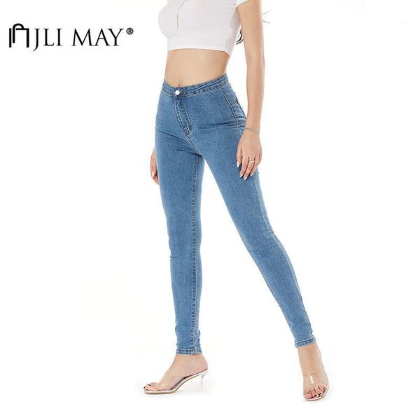 jli may women's jeans cotton solid vintage washed high waist elastic pockets zipper slim full length pencil jeans1, Blue
jli may women's jeans cotton solid vintage washed high waist elastic pockets zipper slim full length pencil jeans1, Blue