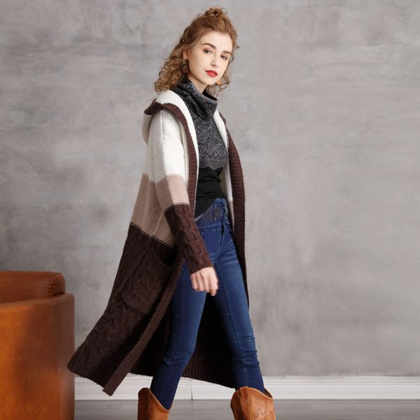 2021 black friday women's winter new color-blocking knitted cardigan casual thickened twisted rope jacket female 9307, White;black
2021 black friday women's winter new color-blocking knitted cardigan casual thickened twisted rope jacket female 9307, White;black