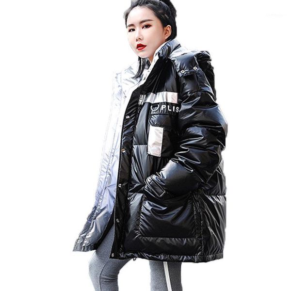 winter down jacket women 2019 new fashion hooded coats oversized cotton padded jacket coat thick warm parkas outwear female 8721, Black
winter down jacket women 2019 new fashion hooded coats oversized cotton padded jacket coat thick warm parkas outwear female 8721, Black