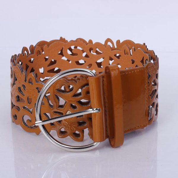 new stylewomenfashion wide waistband waist sealing designer lady metal pin buckle waist belt hollow out retro belts, Black;brown
new stylewomenfashion wide waistband waist sealing designer lady metal pin buckle waist belt hollow out retro belts, Black;brown