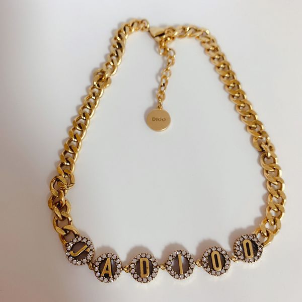 2021 new designer jewelry dijia / dajia necklace ja letter net red chain personality female necklace, Golden
2021 new designer jewelry dijia / dajia necklace ja letter net red chain personality female necklace, Golden