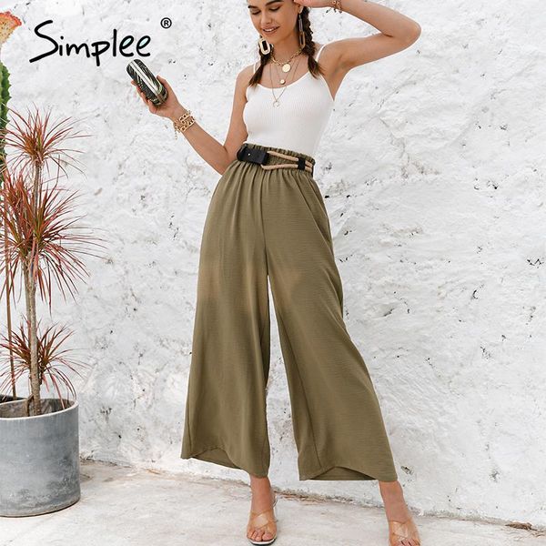 simplee solid color ruffled loose wide-leg pants spring summer women casual trousers fashion high waist soft female long pants, Black;white
simplee solid color ruffled loose wide-leg pants spring summer women casual trousers fashion high waist soft female long pants, Black;white
