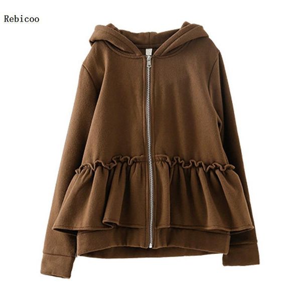 women's jackets winter korean wild short paragraph woolen coat female dongkuan slim was thin lapel ruffle, Black;brown
women's jackets winter korean wild short paragraph woolen coat female dongkuan slim was thin lapel ruffle, Black;brown