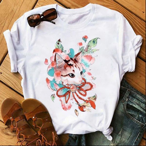 new summer fashion women t shirt harajuku funny short sleeve ulzzang t shirt cute cat tshirt cartoon tees female, White
new summer fashion women t shirt harajuku funny short sleeve ulzzang t shirt cute cat tshirt cartoon tees female, White