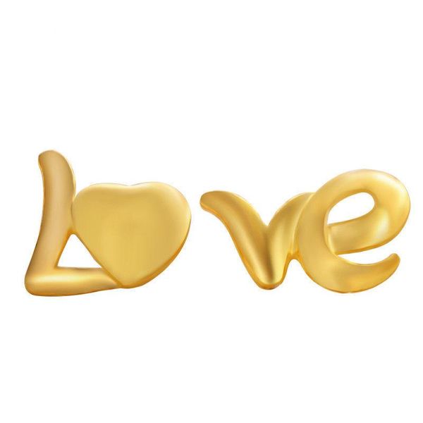 hoop & huggie pure solid 24k yellow gold earring/ lucky rare lo ve earring stud/ 2g, Golden;silver
hoop & huggie pure solid 24k yellow gold earring/ lucky rare lo ve earring stud/ 2g, Golden;silver