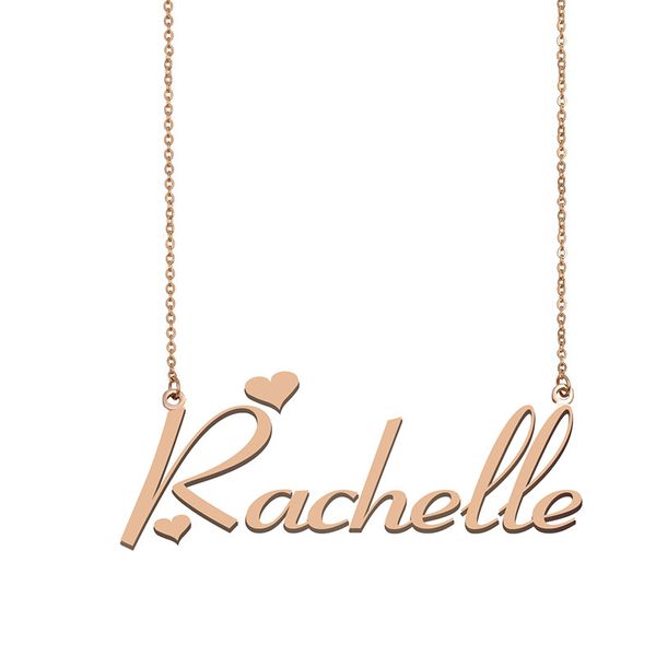 rachelle name necklace custom nameplate pendant for women girls birthday gift kids friends jewelry 18k gold plated stainless steel, Silver
rachelle name necklace custom nameplate pendant for women girls birthday gift kids friends jewelry 18k gold plated stainless steel, Silver