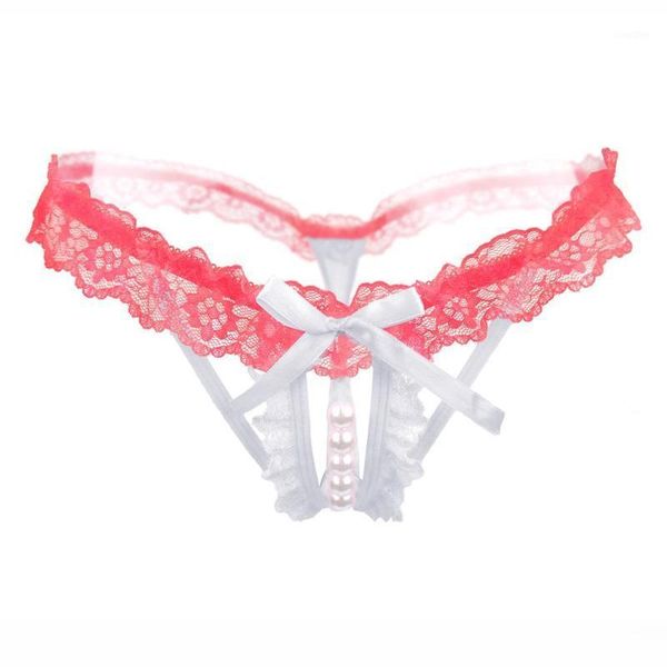 vip143-ladies underwear lace bow string pearl temptation hollow thong t pants women1, Black;pink
vip143-ladies underwear lace bow string pearl temptation hollow thong t pants women1, Black;pink