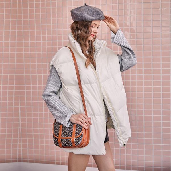 winter ladies sleeveless short jackets 2018 oversize korea casual wuite duck warm stand collar vest down coat1, Black
winter ladies sleeveless short jackets 2018 oversize korea casual wuite duck warm stand collar vest down coat1, Black