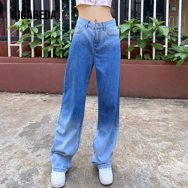 2020 high waist wide leg flare pants jeans autumn winter women fashion streetwear outfits casual trousers, Blue
2020 high waist wide leg flare pants jeans autumn winter women fashion streetwear outfits casual trousers, Blue