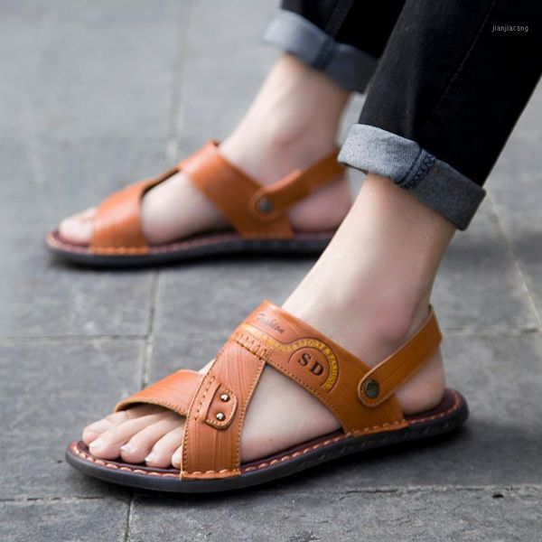 2020 homme beach genuine sandal work sandale leather transpirables piel da sandali erkek sandles para herren bain rubber ete de1, Black
2020 homme beach genuine sandal work sandale leather transpirables piel da sandali erkek sandles para herren bain rubber ete de1, Black