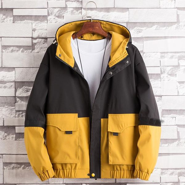 men's jackets patchwork cargo men casual autumn coat streetwear pocket windbreaker jacket male, Black;brown
men's jackets patchwork cargo men casual autumn coat streetwear pocket windbreaker jacket male, Black;brown