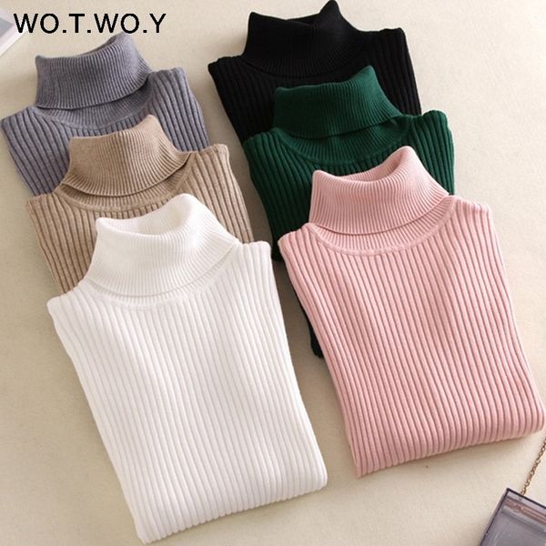 wotwoy casual basic turtleneck sweaters women autumn long sleeve slim fit cashmere sweaters women solid cotton pullovers femme 201030, White
wotwoy casual basic turtleneck sweaters women autumn long sleeve slim fit cashmere sweaters women solid cotton pullovers femme 201030, White