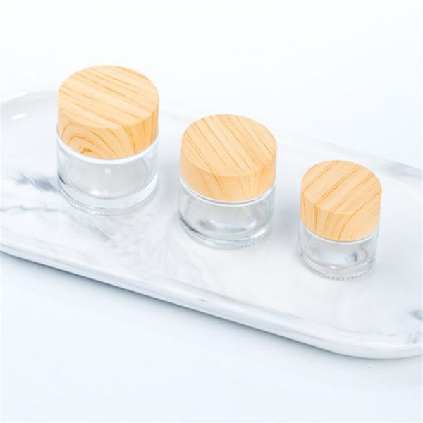 5g 10g 15g 30g 50g frosted clear glass jar refillable bottle cosmetic container with imitated wood grain lid eye cream jars
5g 10g 15g 30g 50g frosted clear glass jar refillable bottle cosmetic container with imitated wood grain lid eye cream jars