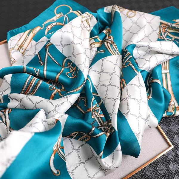 scarves 2021 designer women silk scarf shawls lady wraps luxury print foulard hijab spring fashion beach stole, Blue;gray
scarves 2021 designer women silk scarf shawls lady wraps luxury print foulard hijab spring fashion beach stole, Blue;gray