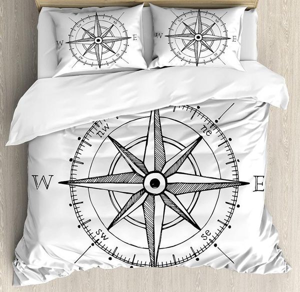 compass duvet cover set hand drawn compass windrose north and south east west directions black and white bedding set black white1
compass duvet cover set hand drawn compass windrose north and south east west directions black and white bedding set black white1