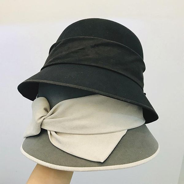 202012-yy autumn winter wool grace bowknot lady leisure bucket cap women fishermen hat, Blue;gray
202012-yy autumn winter wool grace bowknot lady leisure bucket cap women fishermen hat, Blue;gray
