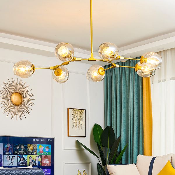 nordic metal led chandelier loft lustre living room villa indoor decor modern lamp lighting glass ball kitchen fixtures ualy
nordic metal led chandelier loft lustre living room villa indoor decor modern lamp lighting glass ball kitchen fixtures ualy