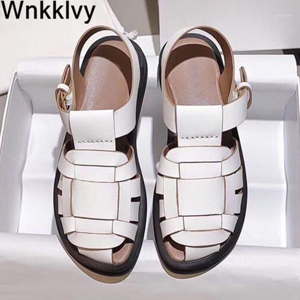 sandals gladiator women flat heel round toe genuine leather holiday summer beach shoes woman comfort sandalias 20211, Black
sandals gladiator women flat heel round toe genuine leather holiday summer beach shoes woman comfort sandalias 20211, Black