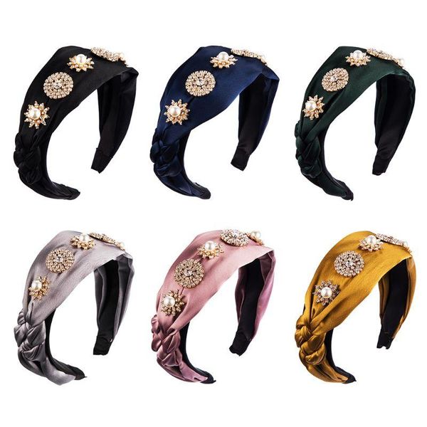 rhinestone artificial pearl headband trend lady wide-brimmed knotted head hoop yellow pink gray green blue black
rhinestone artificial pearl headband trend lady wide-brimmed knotted head hoop yellow pink gray green blue black