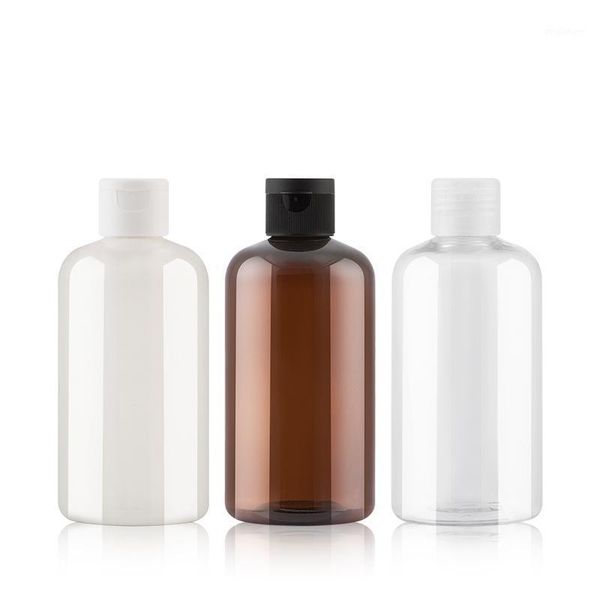 24pcs 250ml clear/brown/peal white plastic cosmetic cream bottle refillable essence lotion flip cap bottles empty container1
24pcs 250ml clear/brown/peal white plastic cosmetic cream bottle refillable essence lotion flip cap bottles empty container1