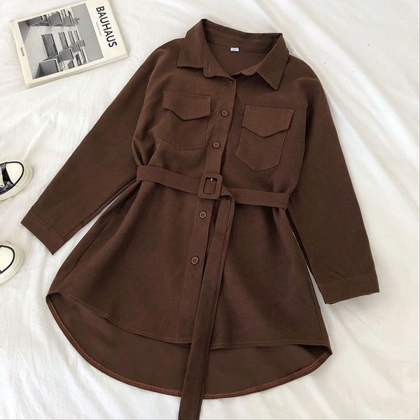 2021 new long-sleeve velvet women's dress turn-down simple collar elegant all-match tracks vintage womens harajuku xw18, Black;gray
2021 new long-sleeve velvet women's dress turn-down simple collar elegant all-match tracks vintage womens harajuku xw18, Black;gray