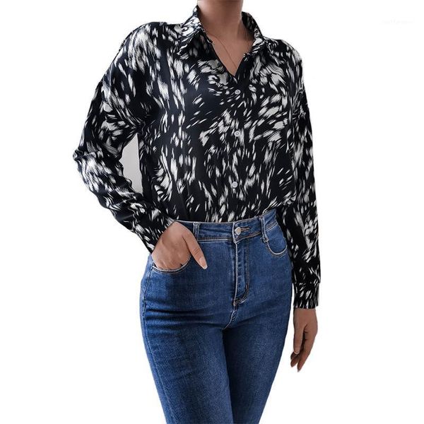 fanco autumn new casual leopard balck print chiffon shirt women fashion long sleeve loose single breasted office lady blusas1, White
fanco autumn new casual leopard balck print chiffon shirt women fashion long sleeve loose single breasted office lady blusas1, White