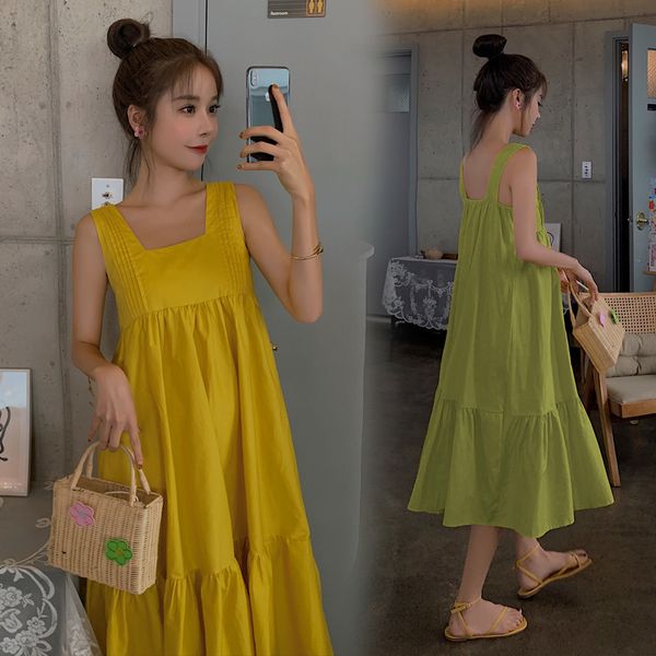 317# summer sleeveless maternity long dress tank plus size loose clothes for pregnant women high waist casual pregnancy clothing c1008, White
317# summer sleeveless maternity long dress tank plus size loose clothes for pregnant women high waist casual pregnancy clothing c1008, White