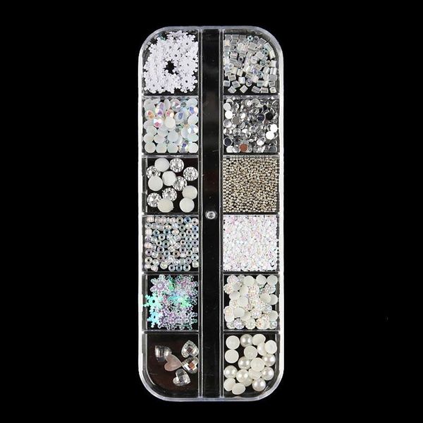 nail art decorations 1 box rhinestone glitter 3d nails tips jewelry gems fingernail studs crystal beads decor cnt 66, Silver;gold
nail art decorations 1 box rhinestone glitter 3d nails tips jewelry gems fingernail studs crystal beads decor cnt 66, Silver;gold