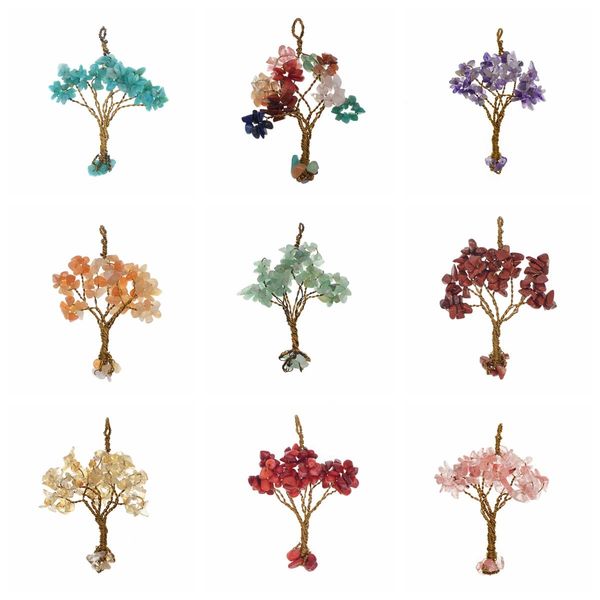 2022 new natural gemstone beads tree of life pendant amethyst rose crystal necklace gemstones chakra jewelry, Silver
2022 new natural gemstone beads tree of life pendant amethyst rose crystal necklace gemstones chakra jewelry, Silver