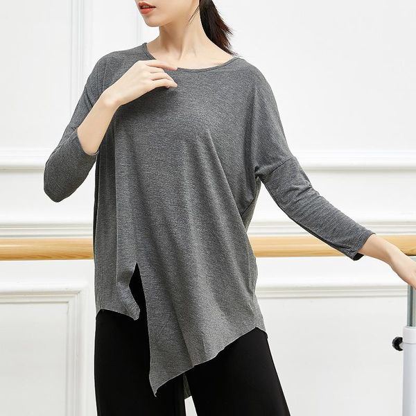 fashion women solid color t-shirts o neck long sleeve irregular split hem casual loose tee pullovers female oversize t-shirt, White
fashion women solid color t-shirts o neck long sleeve irregular split hem casual loose tee pullovers female oversize t-shirt, White